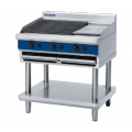 Blue Seal G596-LS 900mm Gas Char Grill on Leg Stand 